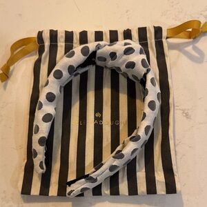 Lele Sadoughi Women’s  Headband in Black and White Dots